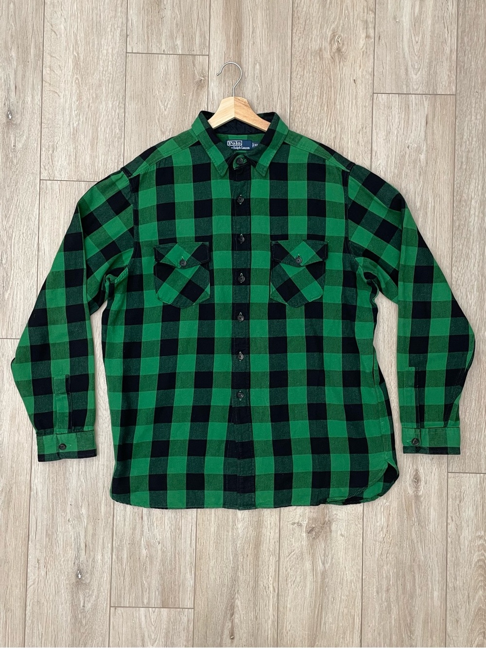 Vintage Polo Ralph Lauren Buffalo Plaid Flannel Shirt
